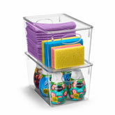 Storage Bins with Lids Set (Large)